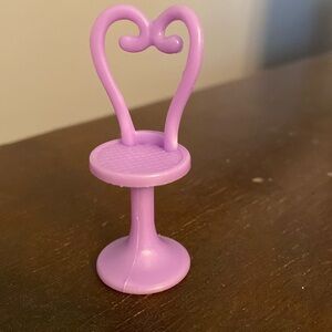 Vtg Melanie’s Mall Doll REPLACEMENT Purple Beautician Chair 2,1” in grea…
